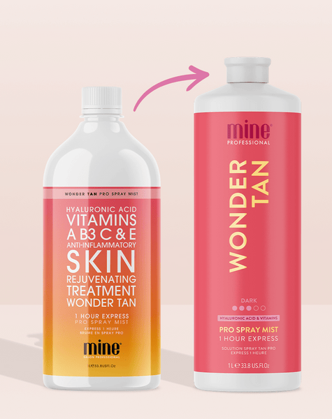 Wonder Tan Pro Spray Mist MineTan Body Skin