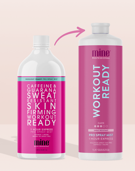 Workout Ready Pro Spray Mist MineTan Body Skin
