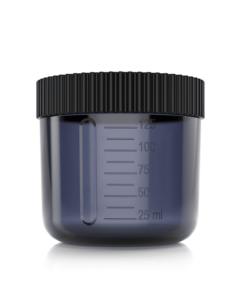 Excess 2 Tan.Cup 2 Pack inc Lids - Black Transparent Tan.Easy Pro Tools