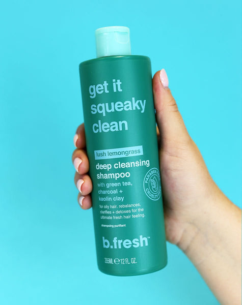 get it squeaky clean shampoo b.fresh