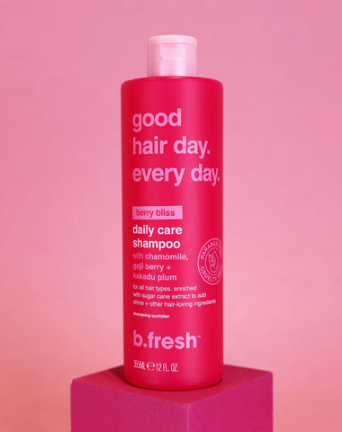 good hair day. every day. shampoo b.fresh