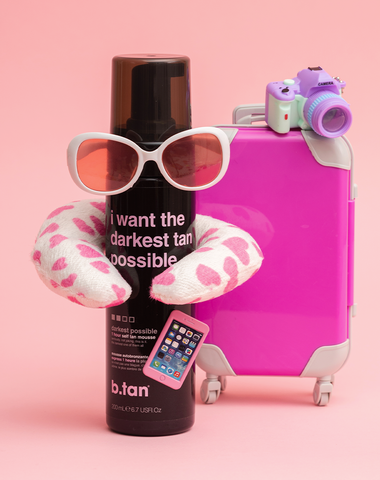 i want the darkest tan possible b.tan