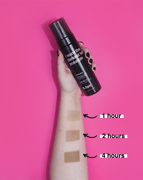 i want the darkest tan possible b.tan