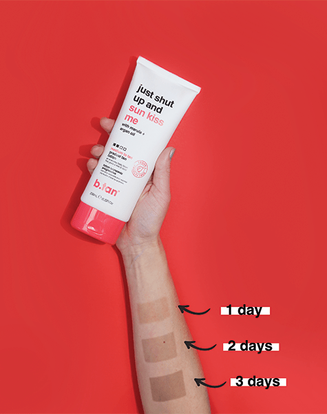 just shut up & sunkiss me... everyday glow lotion b.tan