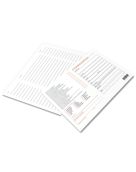 Mine Professional Consultation Cards MineTan Body Skin