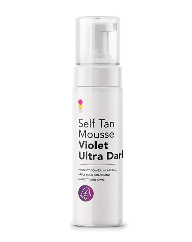 Self Tan Mousse Violet Ultra Dark: Sample Private Label