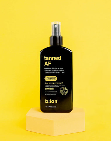 tanned AF® tanning oil b.tan