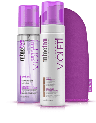 MineTan Violet Tanning Pack Product Bundle